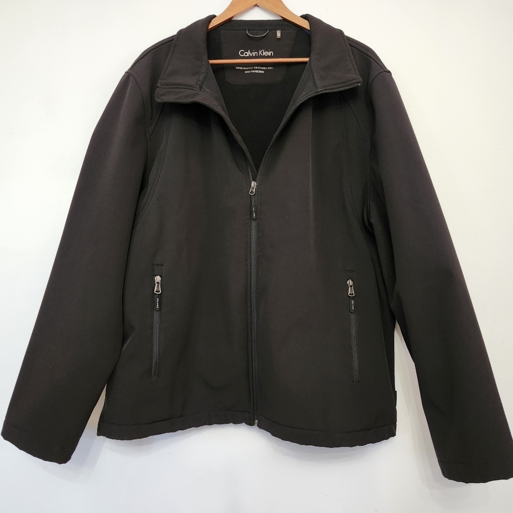 CALVIN KLEIN Water Resistant Breathable Shell Wind Protection Men's Jacket - L